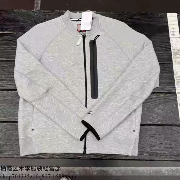 Heavyweight knitted baseball jacket, casual and loose fit, 320g windproof jacket, suitable for sports training and running, FB8009