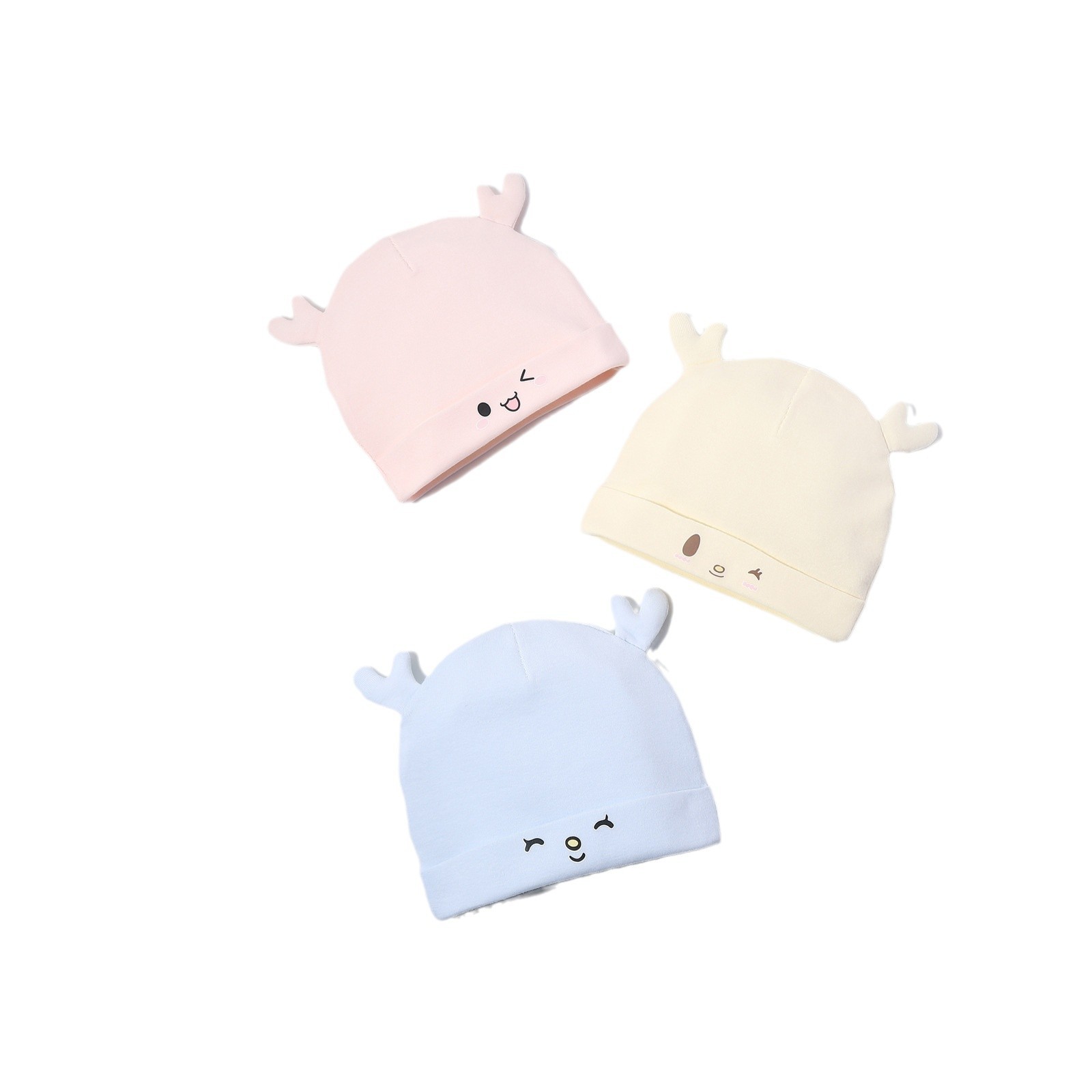 Children's autumn cotton cartoon cute hat for new born for men and…