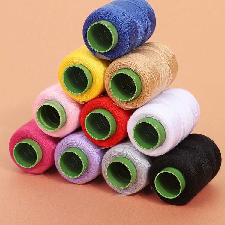 Jeans Sewing Thread, Small Roll of Thick Thread, Household Sewing Thread for Quilts, Durable Thread for Mending and Sewing Clothes Jeans Sewing Thread, Small Roll of Thick Thread, Household Sewing Thread for Quilts, Durable Thread for Mending and Sewing Clothes