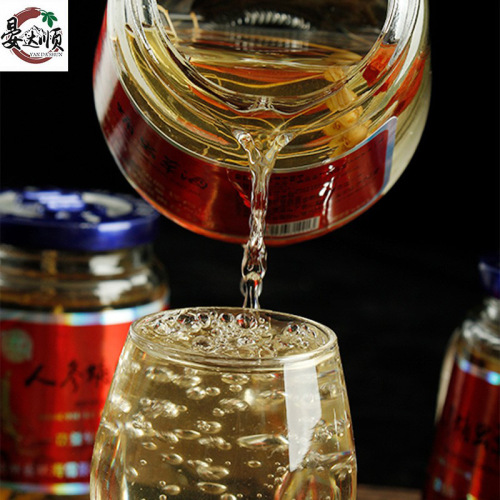 Changbai Mountain Ginseng Cordyceps Wine, an excellent gift item, factory wholesale ginseng deer horn wine, Matsutake wine, goji berry wine, blueberry wine