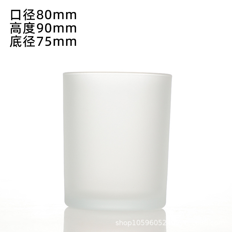 彩色8090蜡烛杯哑光磨砂喷色香薰杯香氛烛台家居蜡烛杯摆件印logo|undefined