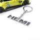 Car modified metal keychain JDM NOS HKS car zinc alloy pendant for Toyota Honda
