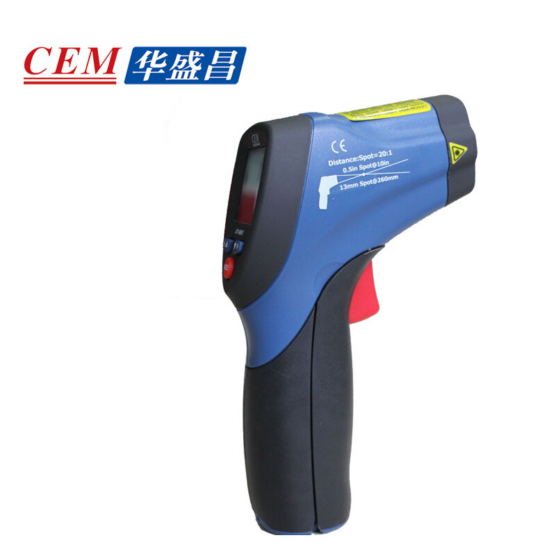 CEM华盛昌DT-8863双激光红外线测温仪测温枪工业双测温远红外