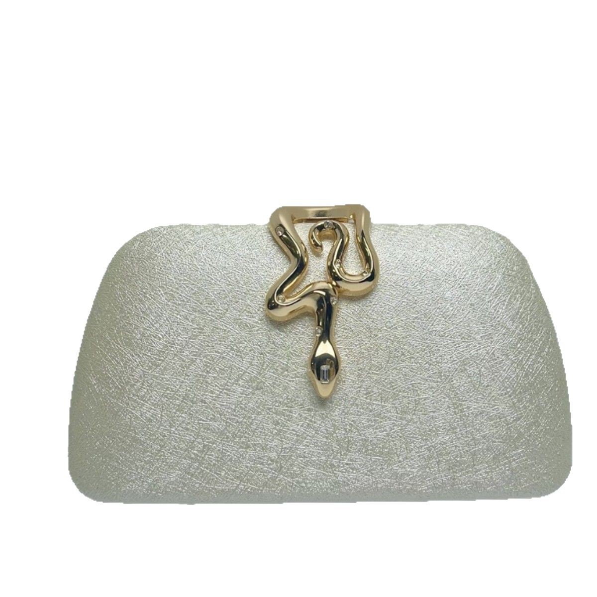 Transfronterizos damas lujosas cadenas bolsas de cena de cerradura de serpiente bolsas de noche de boda de alto nivel bolsas de mano