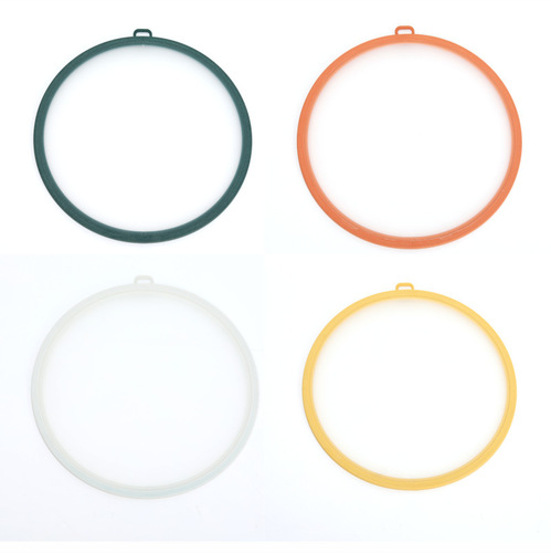 Household round silicone fresh-keeping lid kitchen multi-purpose bowl lid high temperature resistant round refrigerator leftovers universal sealing lid