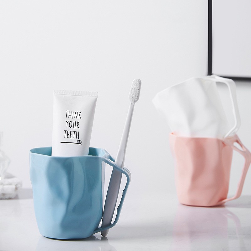 Bicchiere portaspazzolini di design per coppia bagno moderno_voghion.com