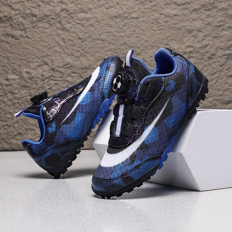 Zapatos de Fútbol Infantil con Tacos Rotos de Malla y Caucho Transpirable para Entrenamiento image 6