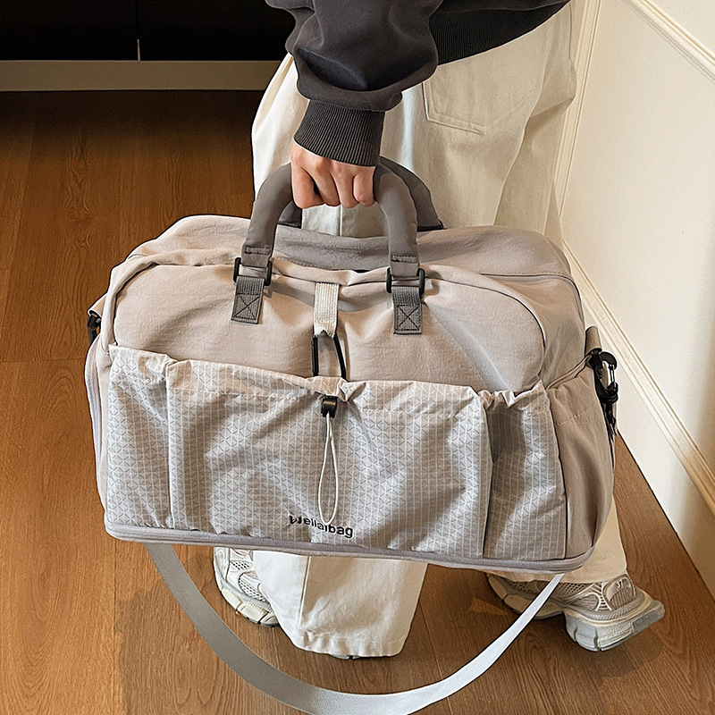 Nueva bolsa de gimnasio para hombres alta capacidad de separación seca y húmeda bolsa de natación de hombro bolso de viaje corto portátil para mujeres