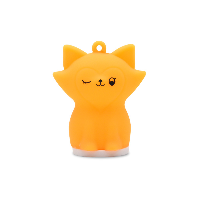 Small Rabbit Lantern Festival Atmosphere Lantern Cartoon Night Light Children's Gift Silicone Light Amazon Cross-border Home Novelty