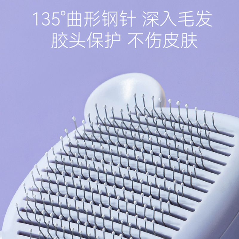 Micrófono peine de depilación peine del pelo del animal doméstico cepillo especial cepillo de pelo del perro nudo abierto depilación pelo tirando del gato suministros