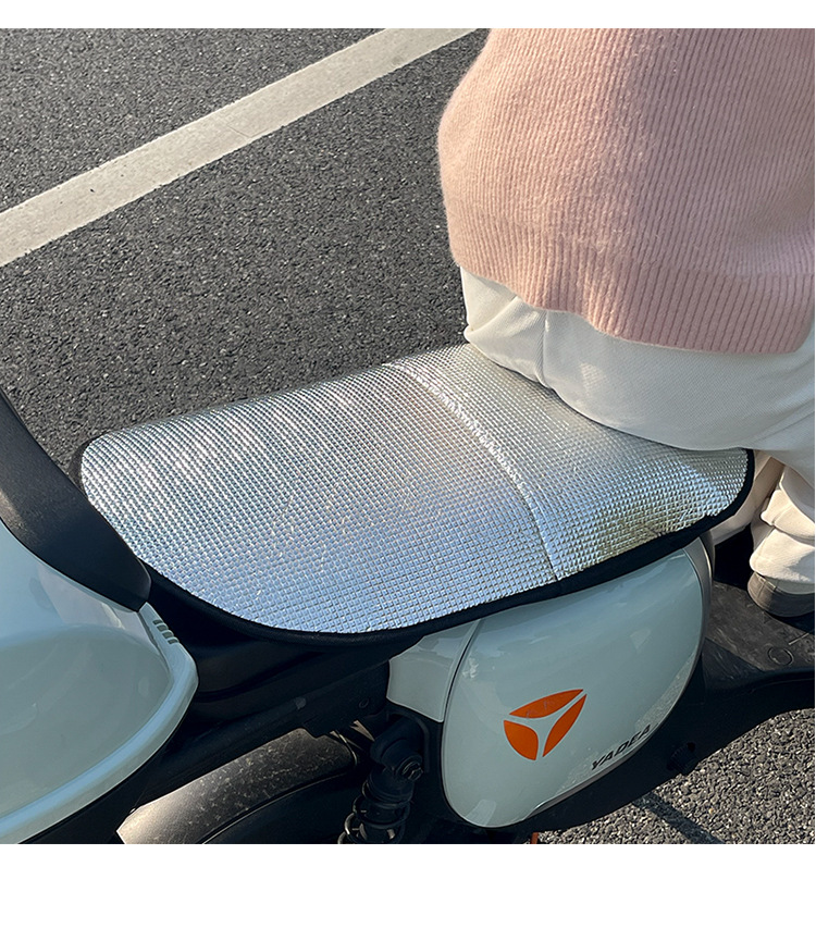 Summer Sun Protection Electric Vehicle Seat Cushion, Sunshade, Waterproof, Sunproof, Reversible Seat Cushion, Free Shipping, Flip-Up Cushion