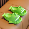 Children's summer slippers for boys, cute shark indoor for bath, slide, suitable for teen