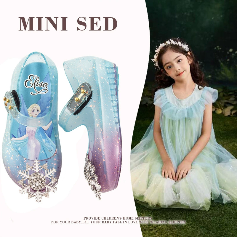 Трехмерные детские сандалии на толстой подошве милые мультяшные мягкие подошвы на открытом воздухе пляжные туфли детские сандалии для девочек