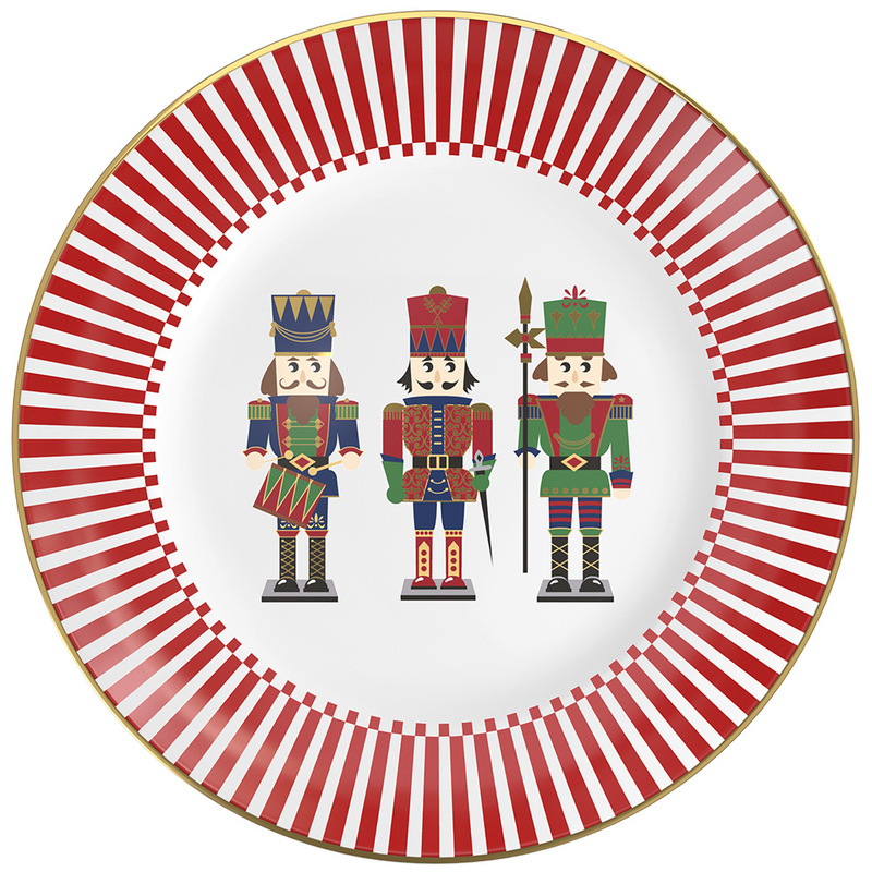 Classic Nutcracker Ceramic Tableware Christmas Ceramic Tableware Festive Bone China Tableware Vintage Christmas Element Tableware Classic Nutcracker Ceramic Tableware Christmas Ceramic Tableware Festive Bone China Tableware Vintage Christmas Element Tableware