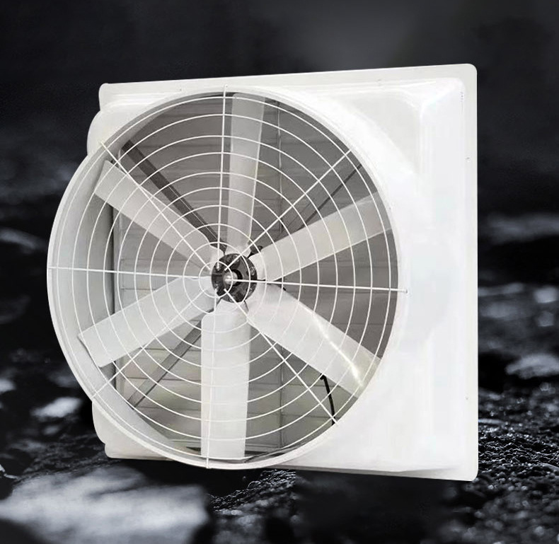 工厂车间排风扇通风降温1460型玻璃钢抽风机玻璃钢负压风机换气扇