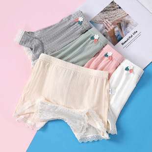 Summer thin girls' safety pants leggings children's cotton anti-light modal three-part pants girls' shorts underwear