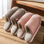 慈溪冬季拖鞋加厚毛绒室内棉拖鞋女保暖家居鞋男外穿情侣棉拖批发