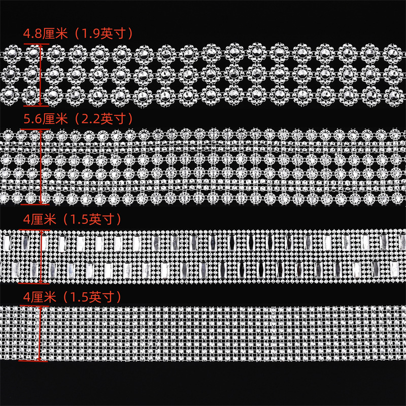 Amazon accesorios de ropa taladro de red taladro de zapatos bolsas taladro galvanizado taladro de línea hueca decoración de botellas de vela