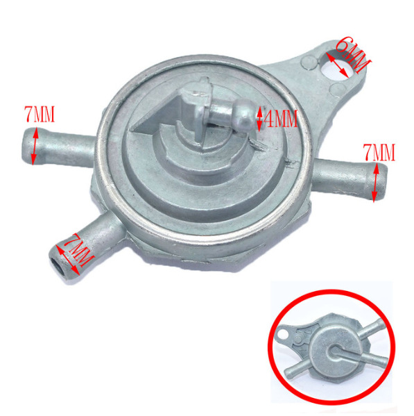 Accesorios de modificación de motocicleta interruptor scooter interruptor de aceite interruptor de tanque de combustible interruptor de circuito de aceite olla de aceite interruptor de Tanque de combustible auxiliar