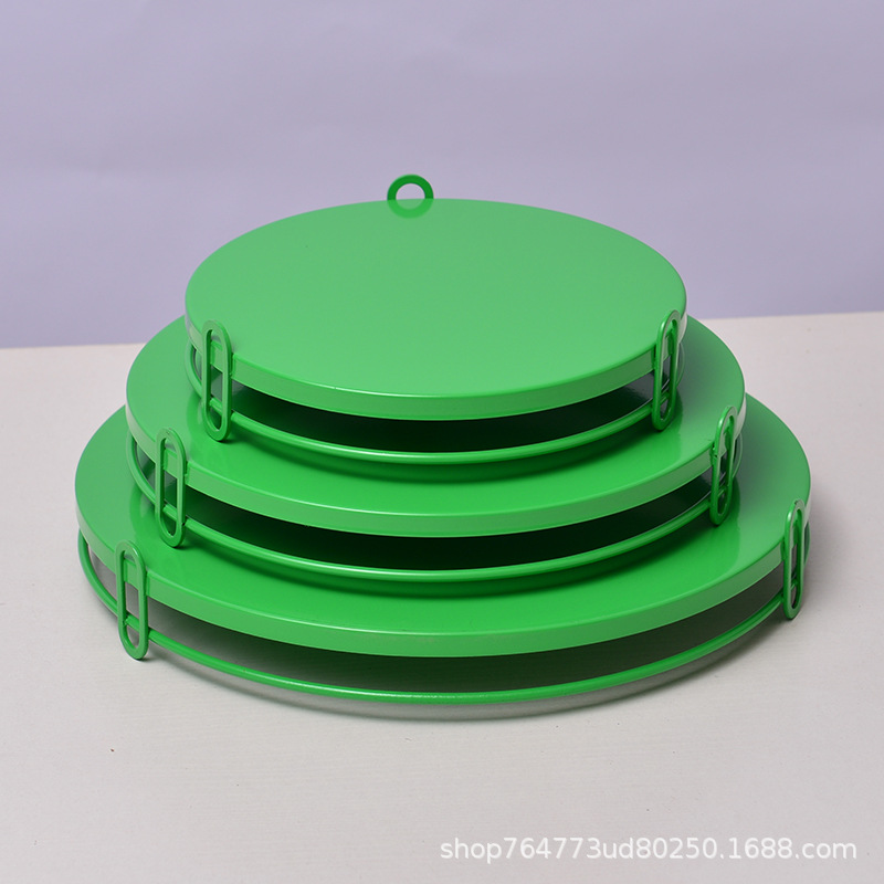 Personalizado pastel transfronterizo plato de frutas plato de recepción colocado plato de refrigerios plato de frutas decoración creativa combinación de postre rack