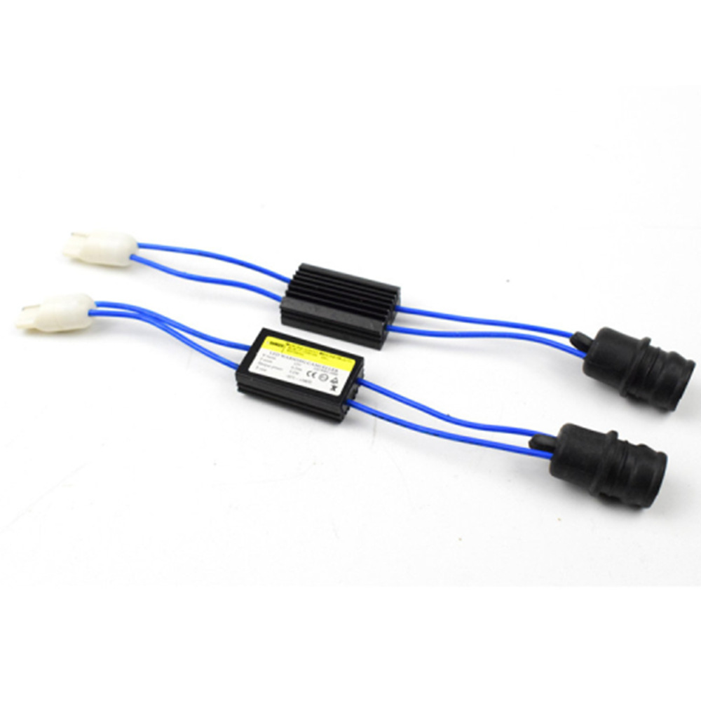 T10 LED ancho luz pequeña luz decodificador BA9S W5W coche LED decodificación línea conjunto removedor de fallas