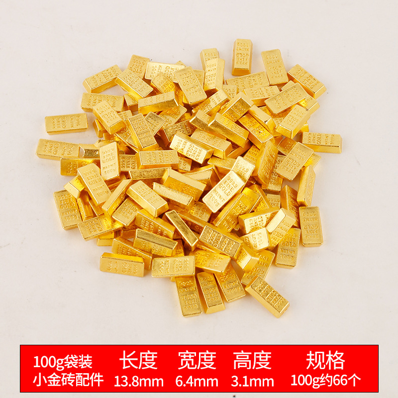 批发黄铜招财小元宝中式黄铜一桶金装饰摆件如意家居摆件手把件|undefined