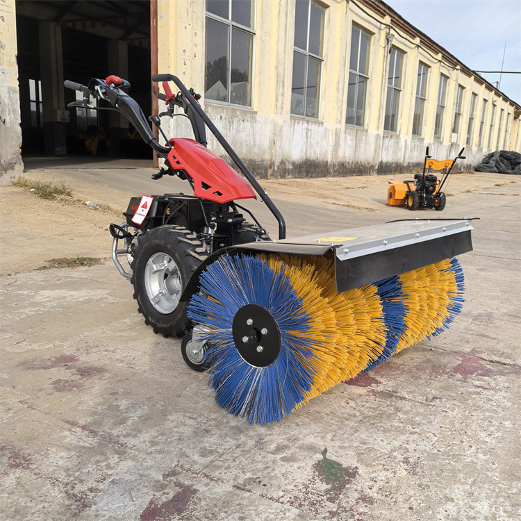 手推式清雪扫雪机  小型全齿轮清雪设备  扫雪车燃油推雪抛雪机