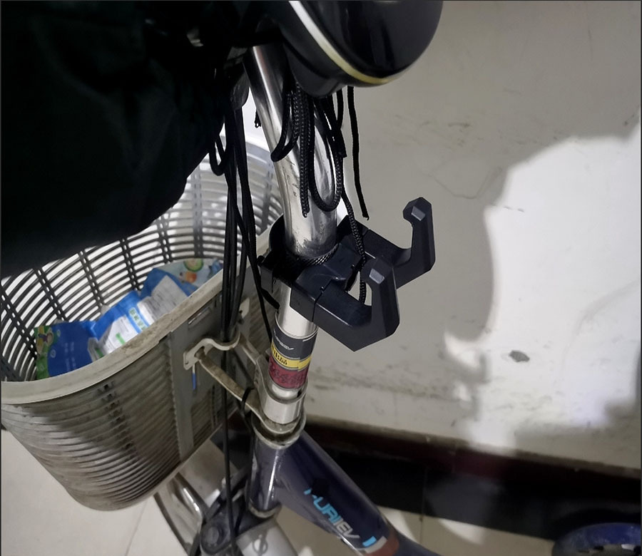 Electric Car Hook, Battery Car, Punch-Free Hanging Hook, Bicycle Front Multi-Function Hanging Accessories, School Bag Hook