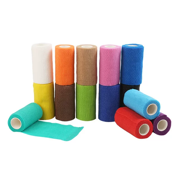Disposable Self-Adhesive Elastic Bandage Wholesale Non-Woven Sports Knee Pads and Wrist Bandages Pet Bandages Finger Protection Bandages