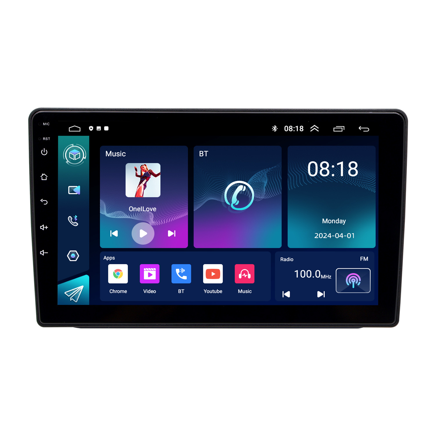 Transfronterizo para 19-23 Dodge Ram Car Android Gran pantalla Bluetooth GPS reproductor carplay