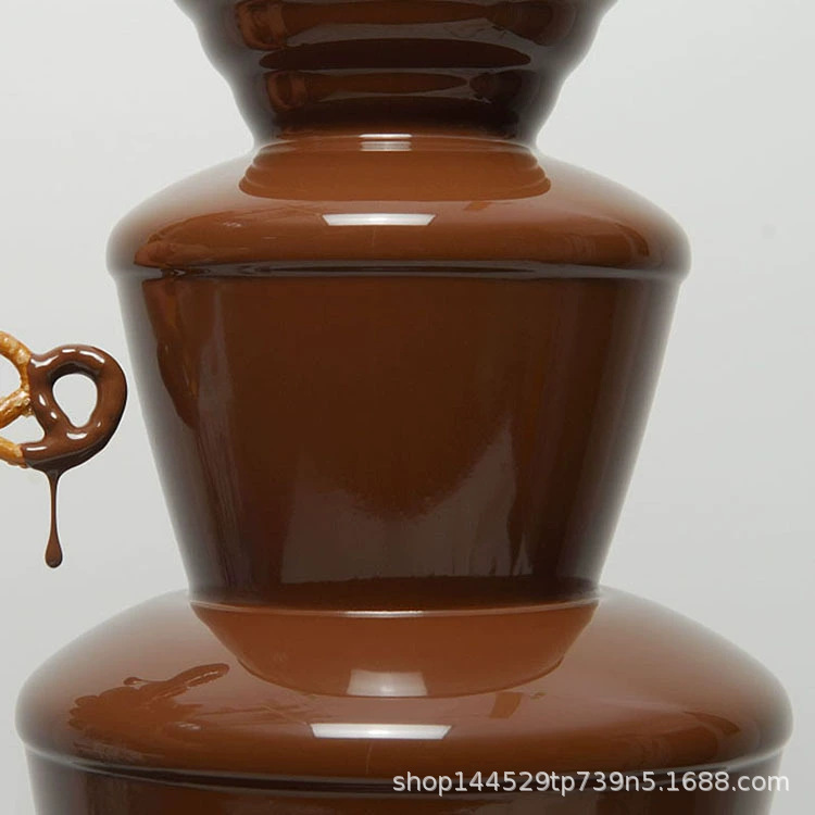 大型 4 層チョコレートメルティングタワー DIY チョコレートミキサーファウンテン滝メルトフォンターンマシンクロスボーダー|undefined