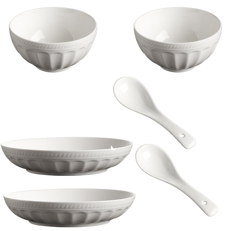 Ceramic tableware for home use, set for food, wholesale