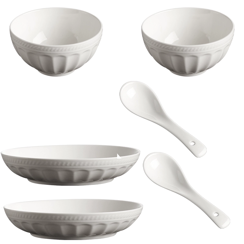 Ceramic tableware for home use, set for food, wholesale