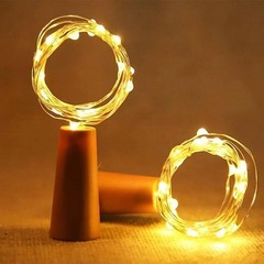 ワインボトルストッパー LED 小型ストリングライト装飾ライト点滅ストリングライトクリスマススターライト LED 雰囲気ライト銅線ライトストリップ