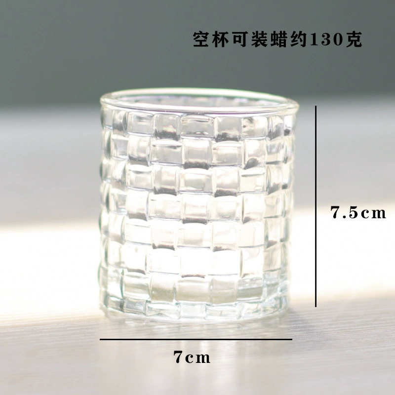 Заводская прямая продажа стеклянной чаши Candida Candle DIY аромерапии свечи Монгольская сумка Монгольская барбан Разносная каменная воздушная ёмкость пустая бутылка