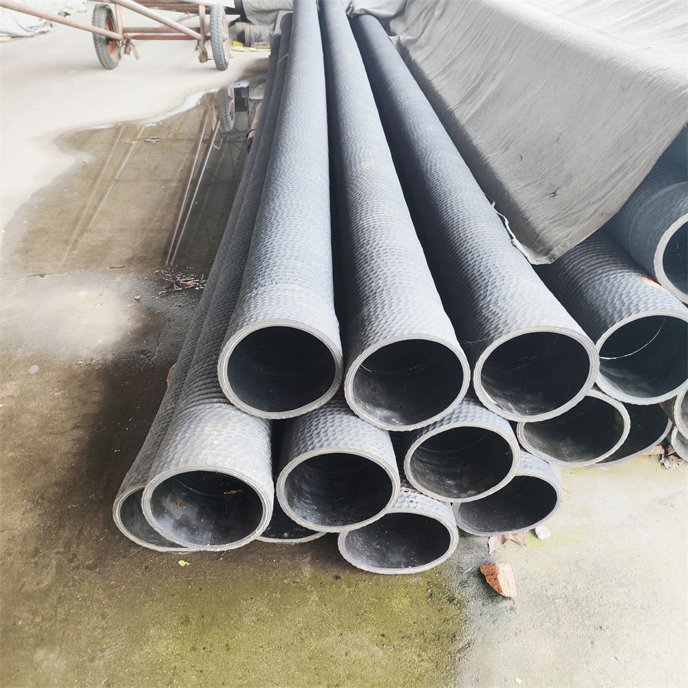 大口径橡胶钢丝软管河道疏浚清淤 鱼塘更换水大流量橡胶钢丝软管