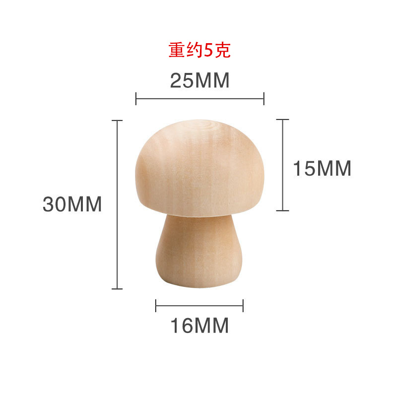 30*25mm round head mushroom