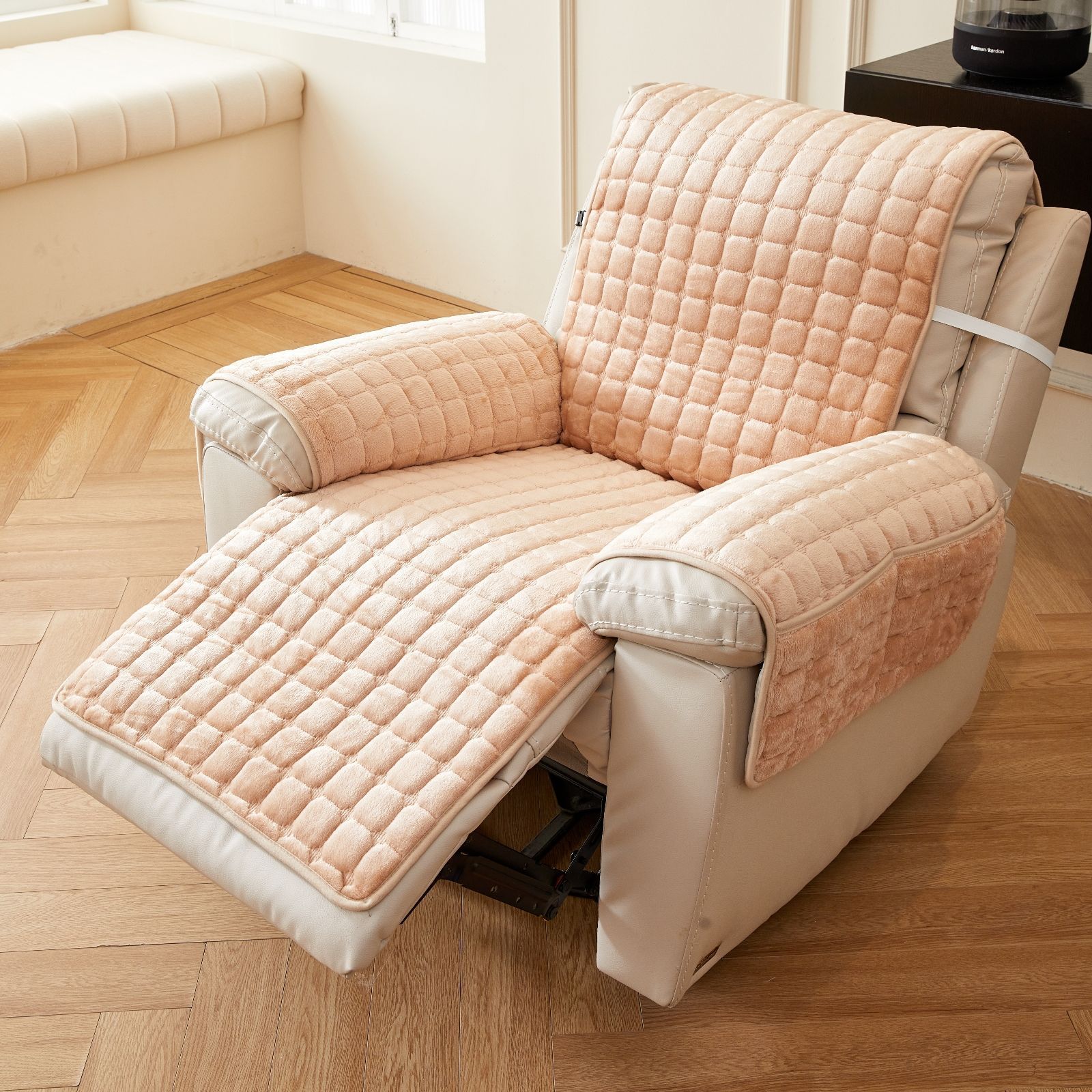 Housse de canapé élastique style romantique français moderne_voghion.com