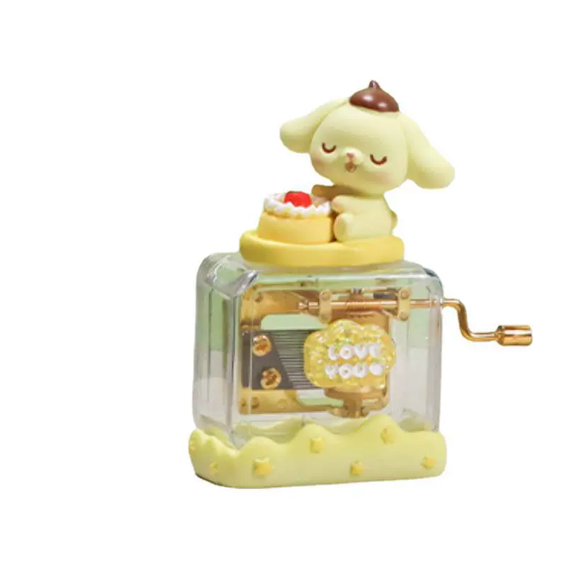 Sanrio, музыкальная коробка мультфильм, минифигура, украшения на стол, подарок на день рождения