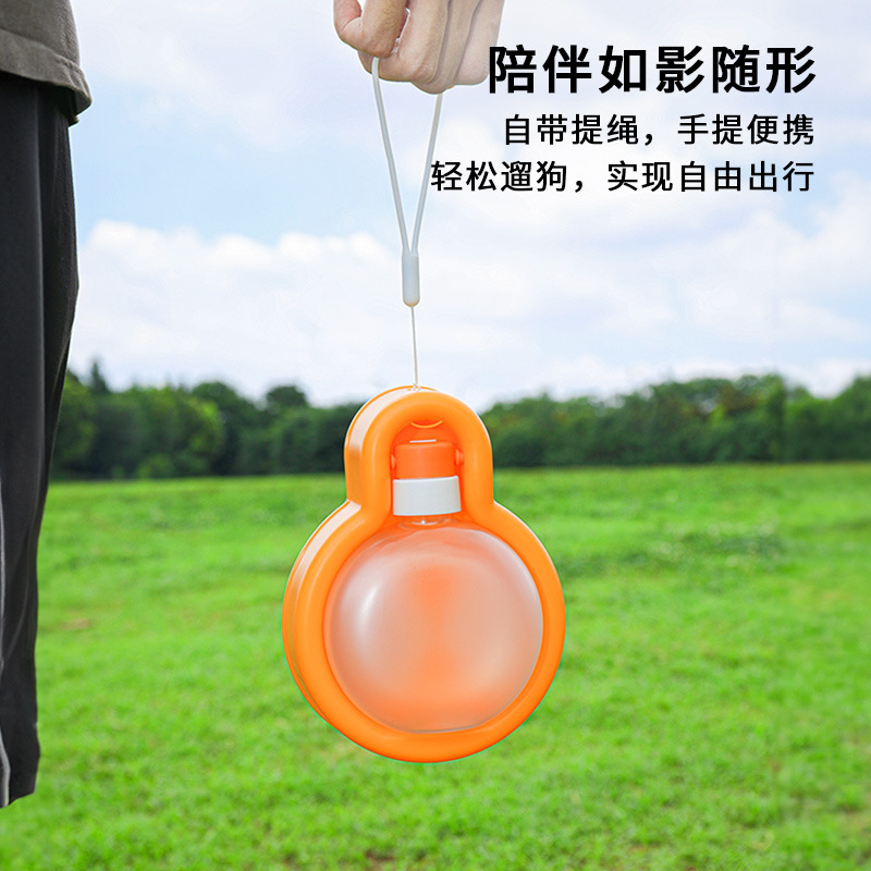 Taza de agua para mascotas Taza de viaje para perros al aire libre Hervidor plegable Dentador de agua para mascotas de gran capacidad Botella de agua portátil al por mayor