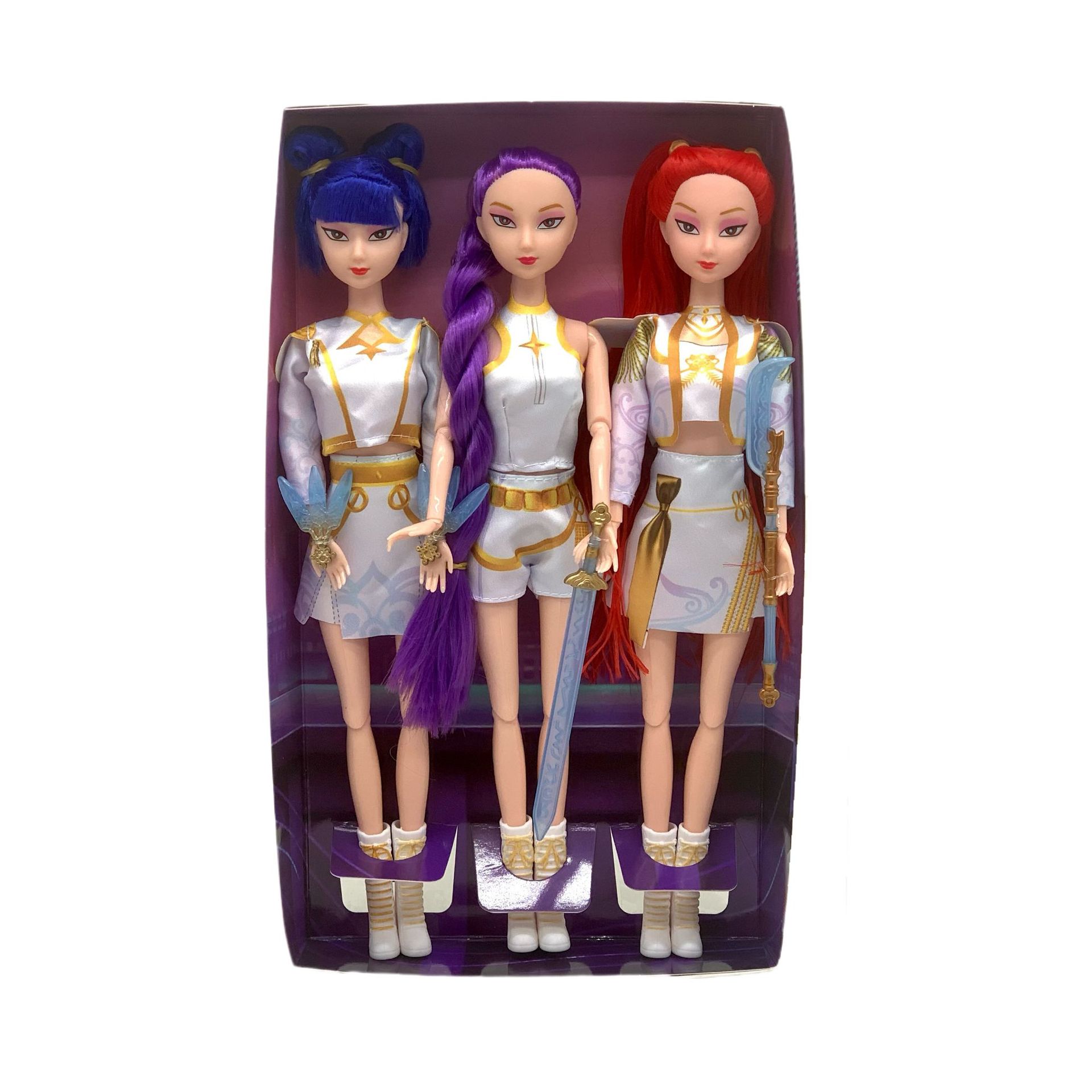 Girl Group Doll Set Korean Trendy Girl Group Style Fashion Princess Doll Figurine
