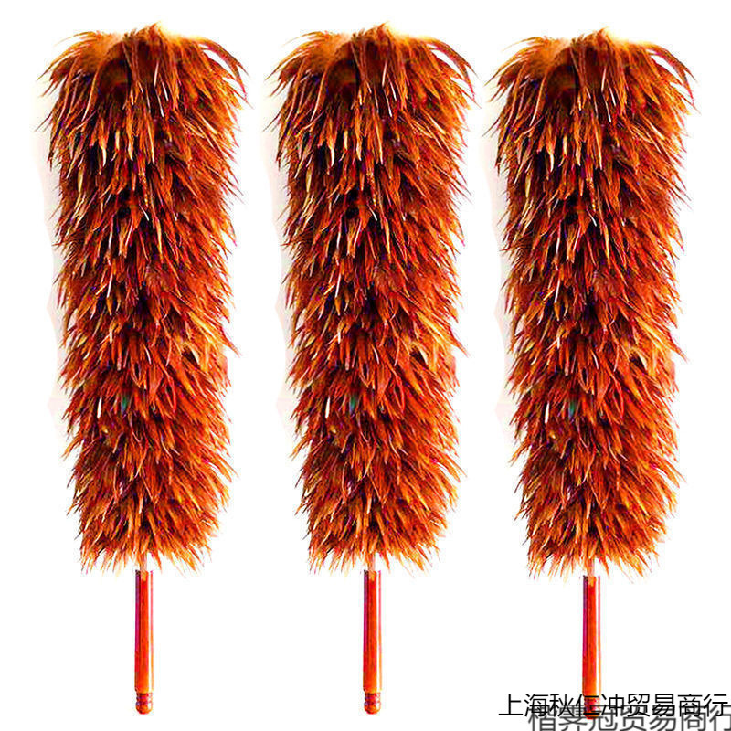 鸡毛禅子汽车家用扫灰除尘不易毛墙面天花板可伸缩鸡毛掸子毯