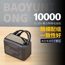 定制精细配组12v10000钓鱼灯电池电动喷雾器安防监控聚合物电池组