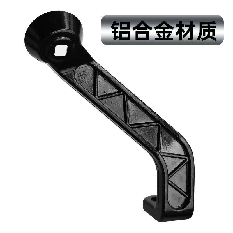 Battery Electric Vehicle Motorcycle Reflector Rearview Mirror Aluminum Alloy Base Accessories Mobile Phone Holder Metal Fixing Rod