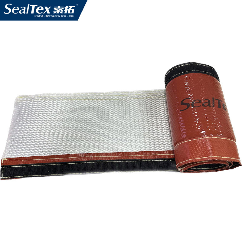 SF7230搭扣式防火高温绝缘套管防钢水喷溅抗酸碱各种颜色logo印刷