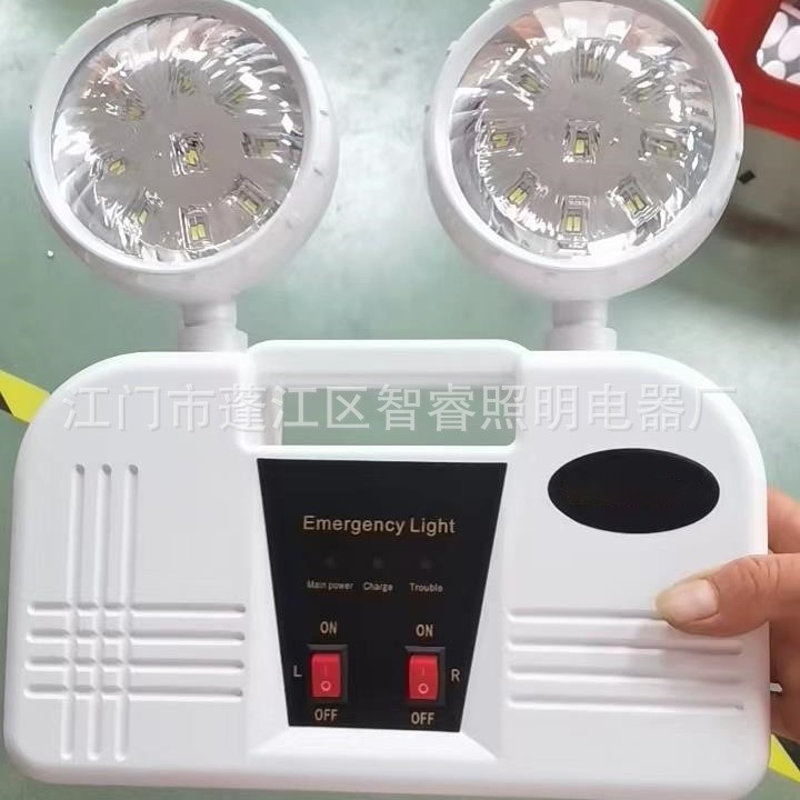 Luz de emergencia LED doble cabeza | Iluminación para hogar y comercio