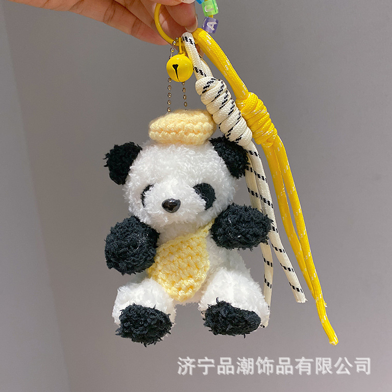 创意成都熊猫包包公仔挂件可爱小熊毛绒玩偶女生背包挂饰伴手礼物|undefined