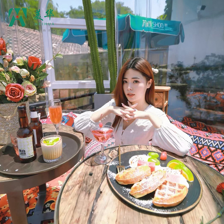 [Ventas directas de fábrica] Internet Celebrity Cafe casa burbuja PC cielo estrellado sala de camping Sala transparente al aire libre comedor tráfico Casa