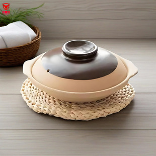 Old-fashioned clay casserole open flame high temperature resistant special shallow dry pot factory direct damaged reissued rice clay casserole