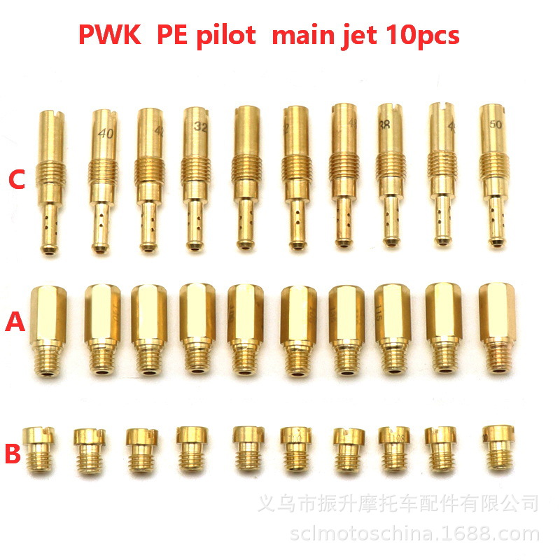 PWK PWM CVK PE NSR KSR carburador boquilla de aceite principal agujero de medición piloto principal y auxiliar boquilla principal chorro